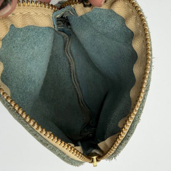 Portland Leather Company Coin Purse Bag Teal Small MermaidCore Vacation Coastal - Picture 7 of 8